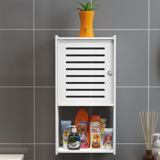 Small white sale bathroom wall shelf