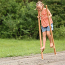 Wooden Walking Stilts/Adventure Stilts Pack of 2 Sticks By Miza