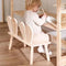 Toddler's Cozy Playhouse/Study Desk With Butterfly Chair By Miza