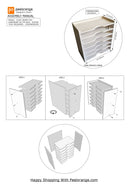 Best Office Filing Rack In PVC Board Rack By Miza