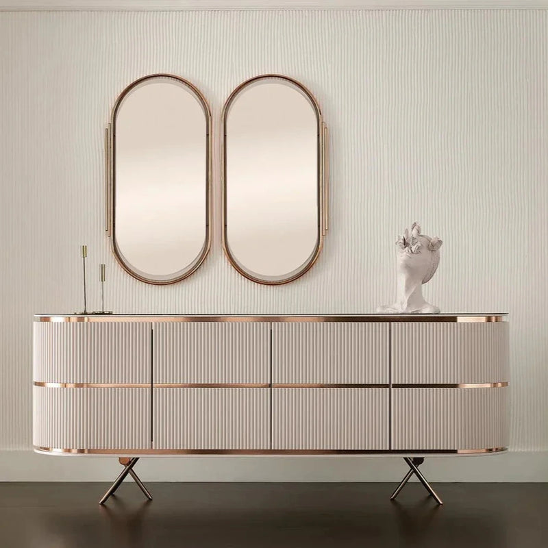 Versatile Modernity Console Table Featuring Functional Storage Design