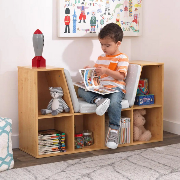 Children's Reading Corner With Integrated Storage By Miza