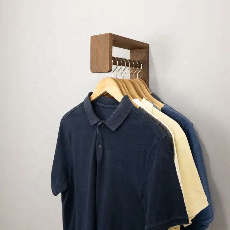 Wall Mounted Wooden Cloth Hanger By Miza