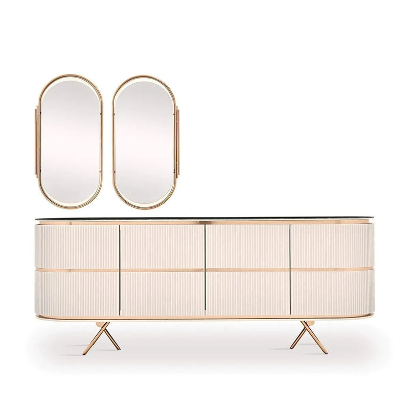 Versatile Modernity Console Table Featuring Functional Storage Design