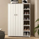 Two-Door Cabinet With Open Shelves By Miza