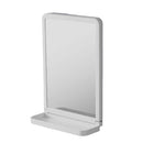 Bathroom Mirror With Shelf Sticky Hook Suction Installation Plastic Waterproof 1 PC BY APT