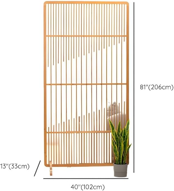 Portable Freestanding Wall Divider Scandinavian Room Divider Screen for Home Office Decorative Wall Divider