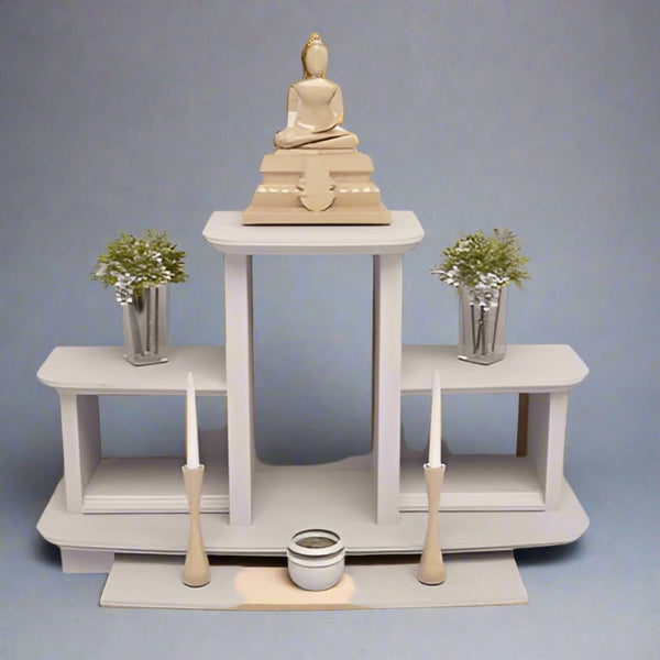 A Tranquil Space for Meditation, Prayer, and Inner Reflection for Home Garden Living Room Decor