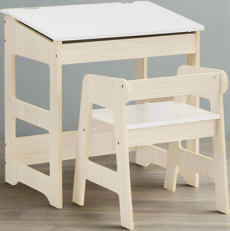 Scandi Study Desk and Chair For Kids By Miza