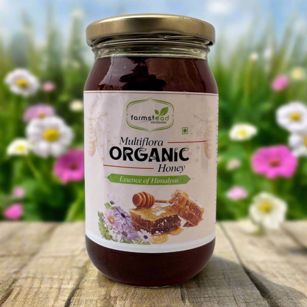 100% Organic Natural Multiflora Honey Immunity Booster, With No Sugar 100% Pure Honey