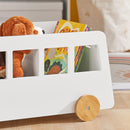 Children's Bookcase With Wheels By Miza