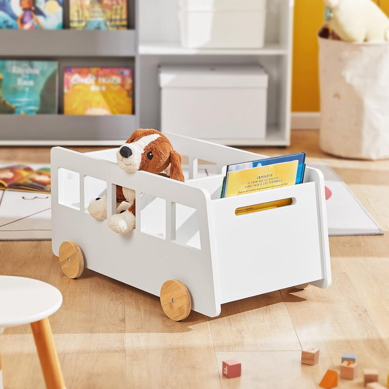 Children's Bookcase With Wheels By Miza