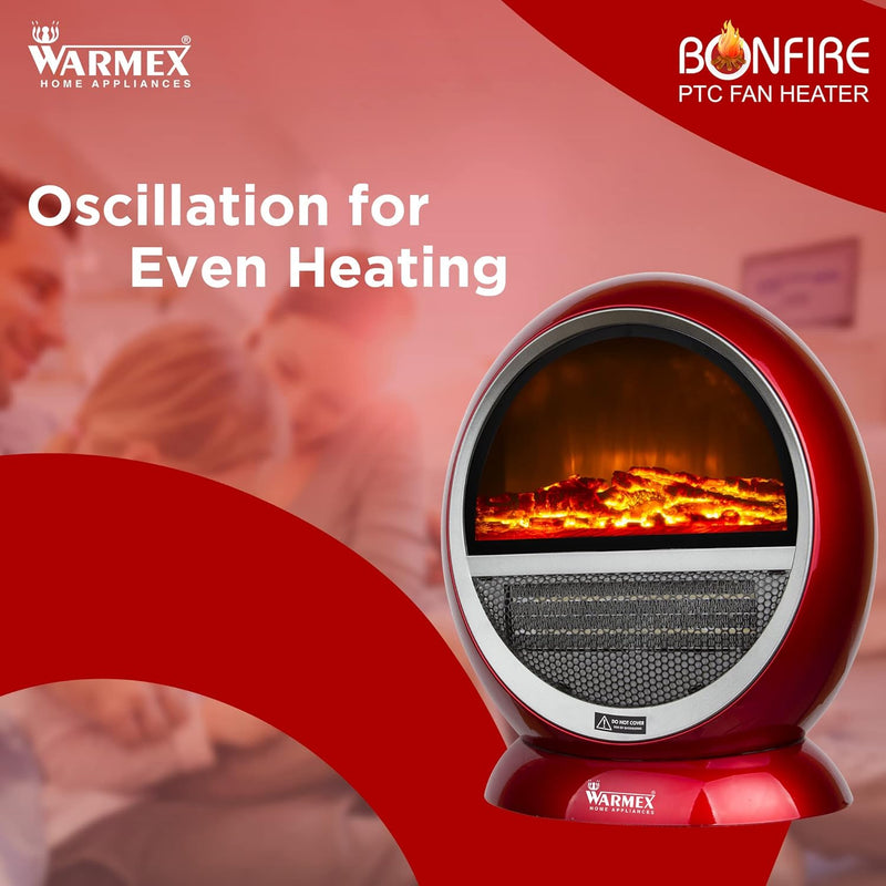 BONFIRE Room Heater 750/1500 Watts By Warmex
