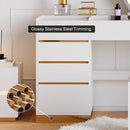 All-in-One Beauty: Smart Nightstand & Vanity Set/Dressing Table