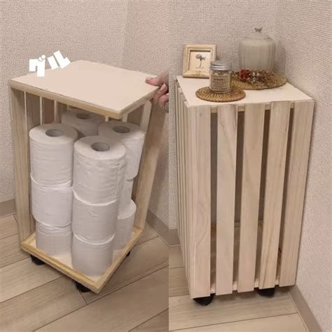 Portable Utility Rack / Mobile Utility Tissue Rack By Miza