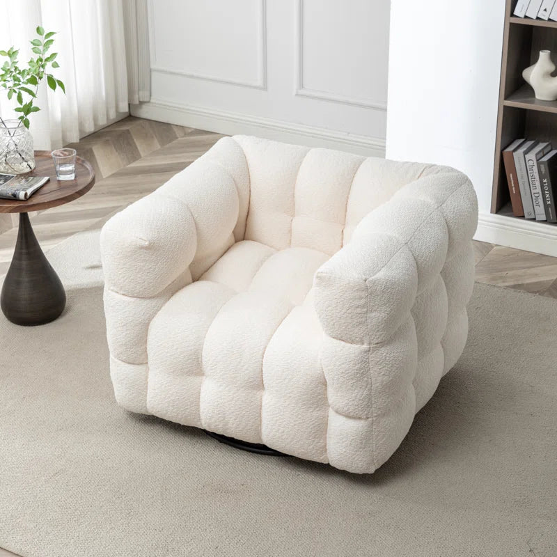 Premium Soft Touch Fabric 1 Seater Extremely Comfortable Arm Chair for Living Room