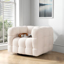 Premium Soft Touch Fabric 1 Seater Extremely Comfortable Arm Chair for Living Room