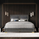 LuxeLoom Upholstered Storage Platform Bed