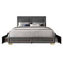 LuxeLoom Upholstered Storage Platform Bed