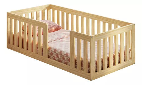 Montessori Wooden Baby Floor Sleep Station / Baby Cot By Miza