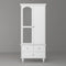 Stylish White Bedroom Armoire with Built-In Mirror and Ample Storage/Cupboard for Bedroom