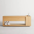 Go Forth Bench Bench And Shoe Rack For Hallways, Entryways By Miza