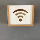 Wooden Decorative Wi-Fi Box / Wall Mounted Wi-Fi Router Organizer By Miza