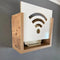 Wooden Decorative Wi-Fi Box / Wall Mounted Wi-Fi Router Organizer By Miza