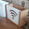 Wooden Decorative Wi-Fi Box / Wall Mounted Wi-Fi Router Organizer By Miza