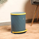 Stylish 8L Pedal Waste Bin Quilted Art Leather Design, Soft-Close Lid Random Color By APT