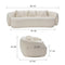 4-Seat Teddy Sofa Couch for Living Room, Office, Apartment/Sofa Set For Living Room