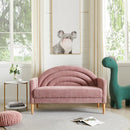 Vibrant Rainbow Design, Premium Loveseat, Two-Seater Sofa, and Armchair for Stylish Living Space