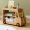 Car Theme Kids Bookcase / Cabinet in Wood with Storage By Miza