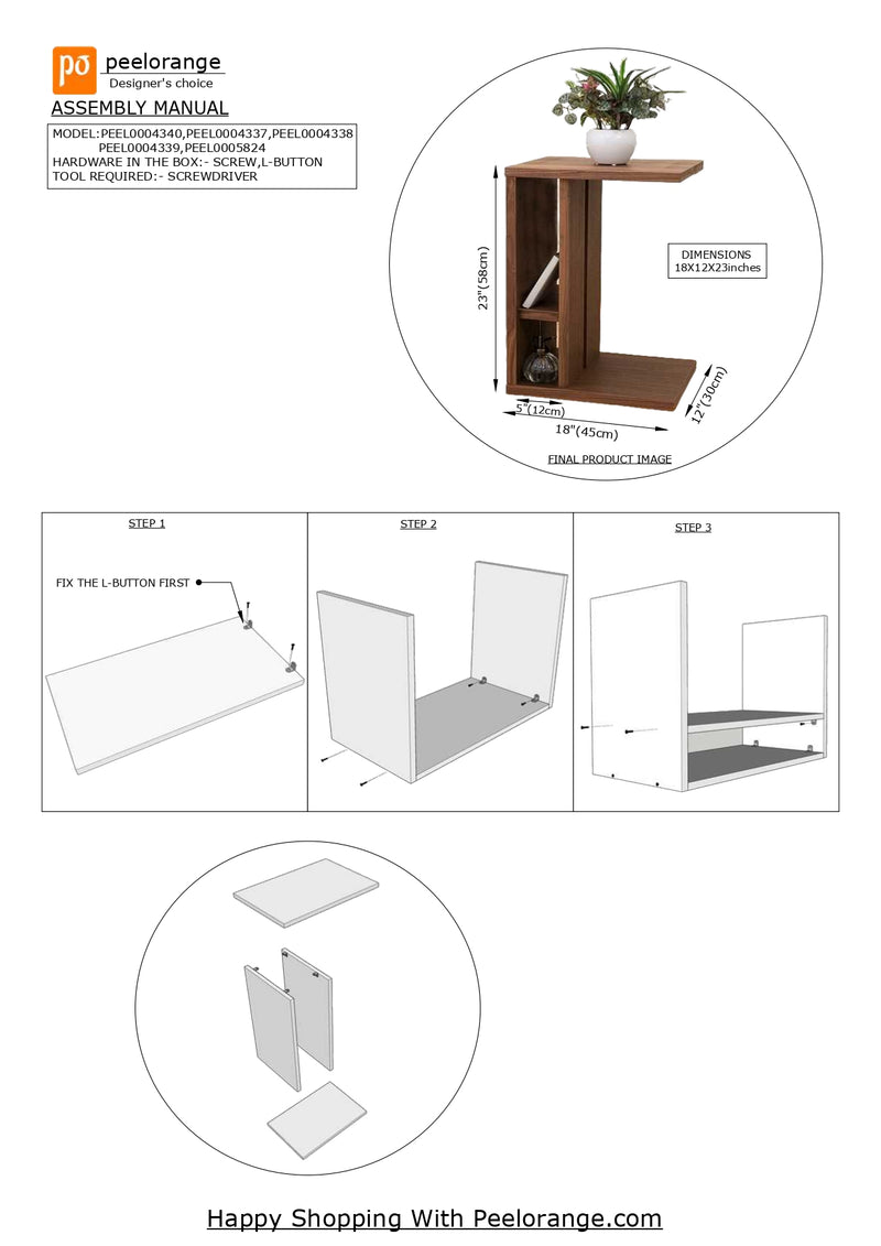 Living Room Small Tea/Coffee Table Or Side Table By Miza