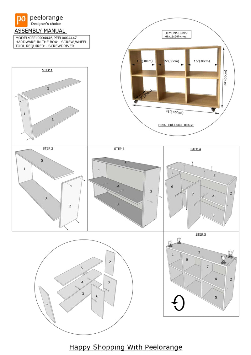 Office Book Rack Side Table Trolley By Miza