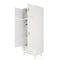 Versatile Wardrobe Cabinet Clothing Rod With Double Drawer Storage