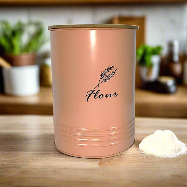 The Ultimate Airtight Flour Storage Canister With Wooden Lid Keeping Your Baking Ingredients Fresh and Flavorful