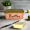 Metal Butter Container Holder Storage With Mango Wood Lid With Stainless Steel Butter Knife