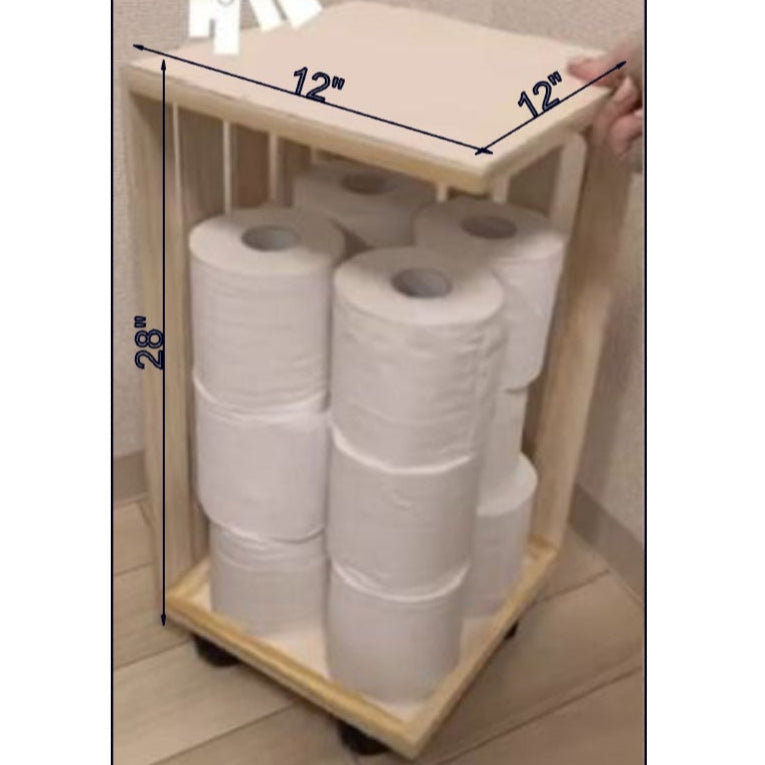 Portable Utility Rack / Mobile Utility Tissue Rack By Miza