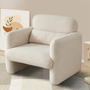 Modern Sofa Armchair with Support Pillow for Apartment, Office, Living Room & Bedroom