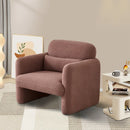 Modern Sofa Armchair with Support Pillow for Apartment, Office, Living Room & Bedroom