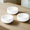 Cirque Magnesium Porcelain Serving Bowl Set of 3 By Rena