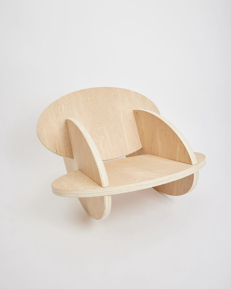 Oval Wooden Rocker Chair Classic Comfort With A Modern Twist By Miza