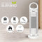 FERVOUR Electric PTC Heater Oscillating Tabletop Tower And Fan Heater By Warmex