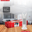 FERVOUR Electric PTC Heater Oscillating Tabletop Tower And Fan Heater By Warmex