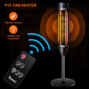 ZEAL+ Electric PTC Heater Touch Control Digital Display Adjustable Temperature By Warmex