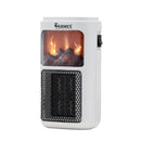 MINI BONFIRE 400 Watt Electric PTC Wall Mount Fan Room Heater By Warmex