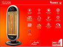 Gleam 400/900 Watts Carbon Room Heater By Warmex