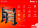 QUARTZ Heater ZEST 1000 Room Heater By Warmex