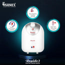 Rapido 3 Instant Water Heater IPX4/Titanium Plus/Rapid  By Warmex